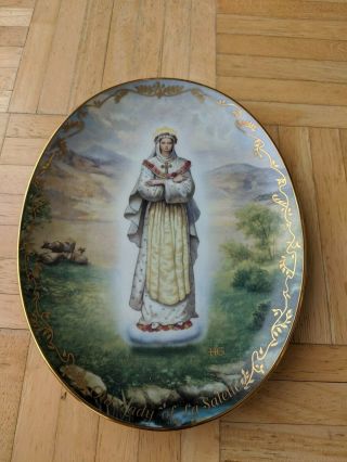 Our Lady Of La Salette Bradford Exchange Plate - -