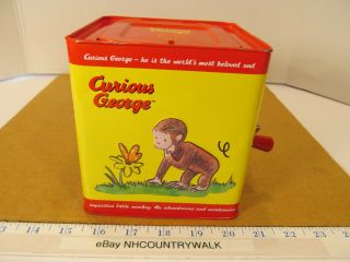 Schylling Curious George Musical Jack In The Box Pop Up Toy