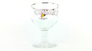Chimay Trappist Ale Silver Rim Belgian Independence Day 2011.  25l Glass