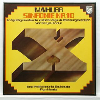 Wyn Morris - Mahler Symphony No.  10 - Philips 2xlps Box