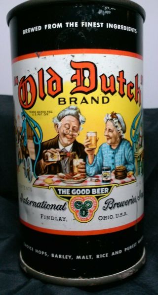 Old Dutch Brand Beer 12oz Flat Top