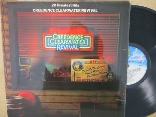 Creedence Clearwater Revival The 20 Greatest Hits/best Of Lp (1978 Uk Vinyl Ex)