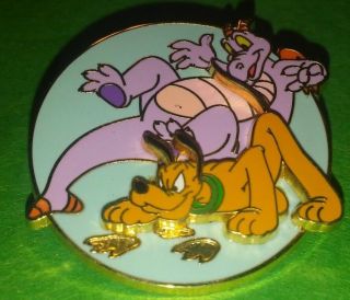 Walt Disney World Pluto Collectible Pin Pluto & Figment Search For Imagination