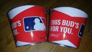 Budweiser Major League Baseball Beer Bucket.