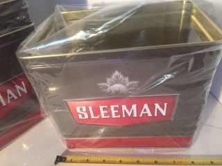 One Sleeman Beer Ice Box Smaller Size Square Bucket With Handles