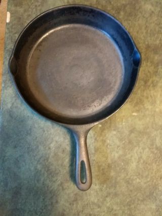 Vintage Wagerware Ghc Cast Iron 10 1/2 " Fry Pan Skillet.