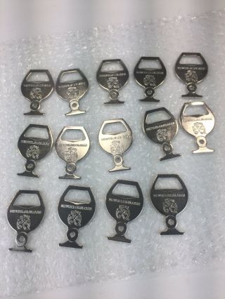 14 Belgium Brewing Bottle Openers 2.  5in Tall Fat Tire Collectible Barware