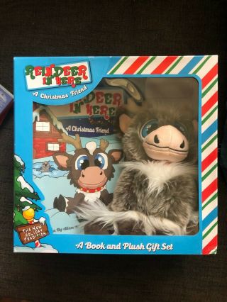 Reindeer In Here - A Christmas Friend - Book And Plush Gift Set