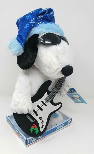 Dan Dee Snoopy Peanuts Sing Twist With Guitar Plays Linus Lucy Plush Animated