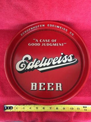 Old Schoenhofen Edelweiss Brewery Beer Tray A Case Of Good Judgement Chicago Il