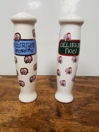 Delirium Tremens Belgium Pink Elephants Handmade Ceramic Micro Beer Tap Handle