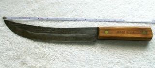 Vintage John Primble Old Hickory Butcher Style Knife - 15 1/2 " Total Length