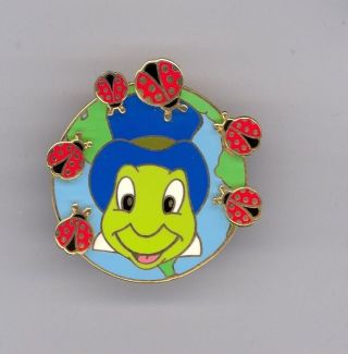 Disney Disneyland Pinocchio Jiminy Cricket Ladybugs Cast Exclusive Le 400 Pin