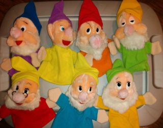 Disneys Seven Dwarfs Puppets