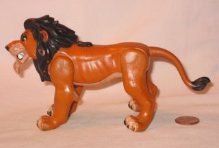 Fighting Action Pvc Figure Of Disney Lion King Scar With Moving Legs