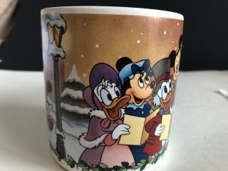 Disney ' s Christmas Carols 12oz.  Mickey Mouse & Friends Mug Applause 3