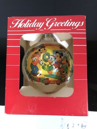 Walt Disney 1983 Christmas Ornament Mickey Mouse Vintage