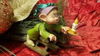 Disney Store Snow White Dopey Sketchbook Christmas Tree Ornament -
