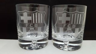 FC BARCELONA WHISKY GLASSES 2 x 250 ml. 3