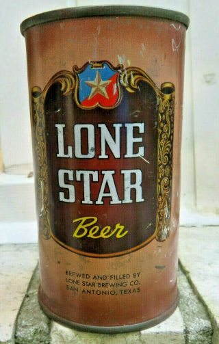 Lone Star Beer Flat Top Can San Antonio Tx,  Wooden Nickel Buckhorn Hall Of Horns