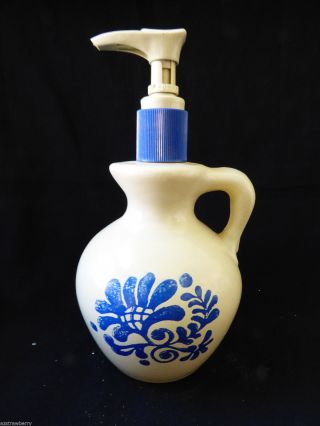 Avon Vintage Country Jug Hand Lotion Bottle With Handle Dispenser 10 Oz