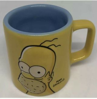 Universal Studios Shot Glass Mug The Simpsons Homer Hot So Hot Shot