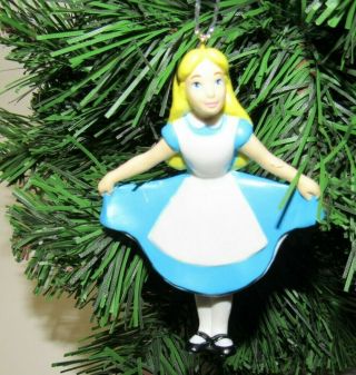 Walt Disney Christmas Ornament From The 1951 Movie Alice In Wonderland " Alice "