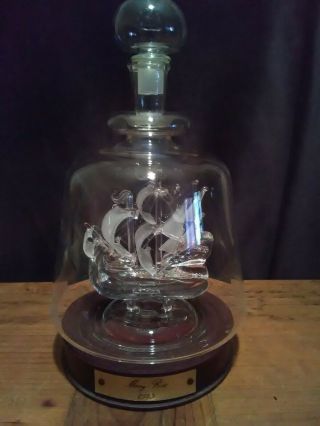 Mary Rose 1545 Hand Blown Glass Ship In A Bottle
