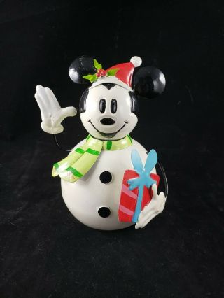 Disney Mickey Mouse Mini Small Christmas Tree Topper Metal