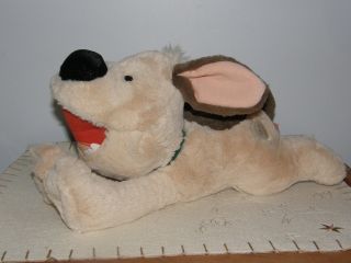 Disney Store Mulan Little Brother Stuffed Animal Plush Dog 14 "