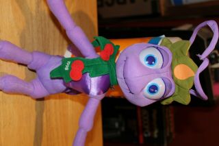 A Bug ' s Life Disney Pixar Princess Atta Plush Stuffed Animal Ant Purple 1998 2