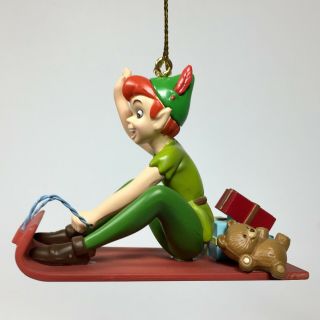 Disney Peter Pan Christmas Magic Collectible Ornament W/box Grolier 26231 - 122