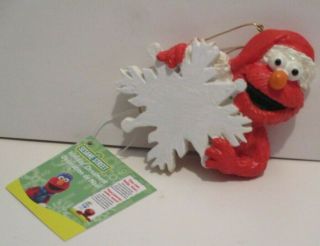 Kurt Adler Sesame Street Muppets Elmo Resin Christmas Holiday Ornament 2005