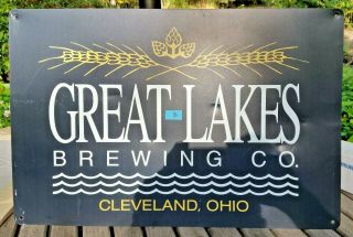 Great Lakes Brewing Co Metal Beer Sign (b) Collector - Home Bar - Man Cave