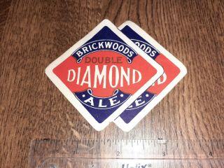 Pre War 1930s Beer Paper Label (brickwoods Portsmouth) " Double Diamond Ale "