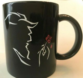 Disney Beauty And The Beast Broadway Musical Black Ceramic Coffee Tea Mug Cup
