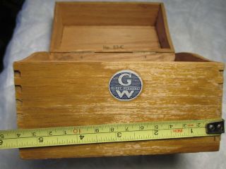 Vintage Globe Wernicke Wood Recipe Index Card File Box No.  83 - C Junior Tray Oak