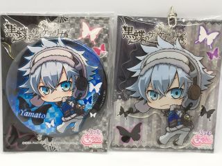 (sb4) Psychedelica Of The Black Butterfly Yamato Can Badge,  Acrylic Keychain Set