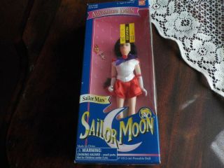 Vintage 1995 Bandai Sailor Moon Adventure Doll 6 " Figure 3402 Sailor Mars