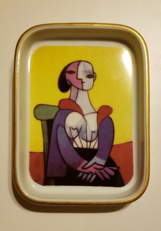 Vintage Picasso Ceramic Trinket Dish By Marigold Enterprises Ltd.