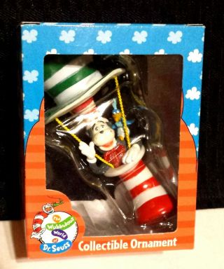 Dr.  Seuss Cat In The Hat Christmas Ornament 1997 Enesco Jim Henson Collectible