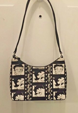 Small Betty Boop Fabric Handbag Black &white Filmstrip King Features Syndicate
