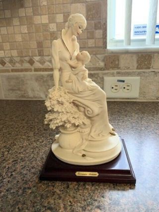 Authentic 1988 Florence Giuseppe Armani “maternity With Flowers” Figurine
