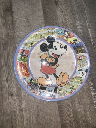 Disney Melamine Mickey Mouse Comic Strip 11” Plate - Zak Design