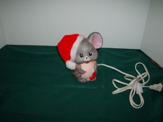 Vintage Christmas Mouse Night Light