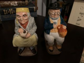 Wood & Sons Charles Dickens Toby Jug,  Mr.  Pickwick & Scrooge Figurines,  England