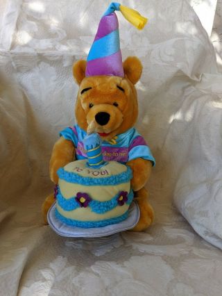 Winnie The Pooh - Happy Birthday To You - Plush Doll (music Doesn 