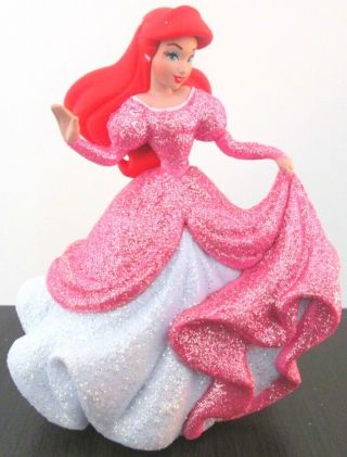 Ariel Glitter Dress Disney Princess Little Mermaid Pvc Toy Figurine Doll Figure