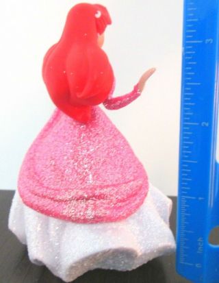 ARIEL GLITTER DRESS Disney Princess LITTLE MERMAID PVC TOY FIGURINE Doll Figure 2