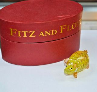 2003 Glass Menagerie By Fitz And Floyd Pig 43/102 W/ Box